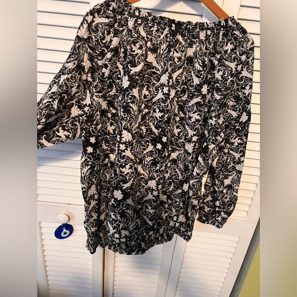 Merona Paisley Print Blouson Tie Neck Top
With Smocking Detail - Picture 2 of 8